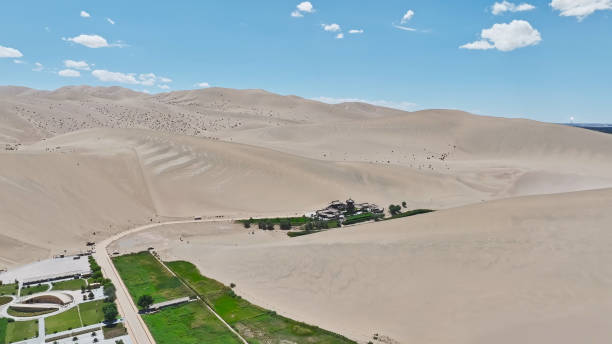 istock Mingsha Mountain Crescent Spring,Dunhuang,Gansu,China,Asia. 2190000860