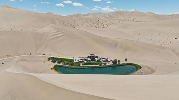 istock Mingsha Mountain Crescent Spring,Dunhuang,Gansu,China,Asia. 2190000886