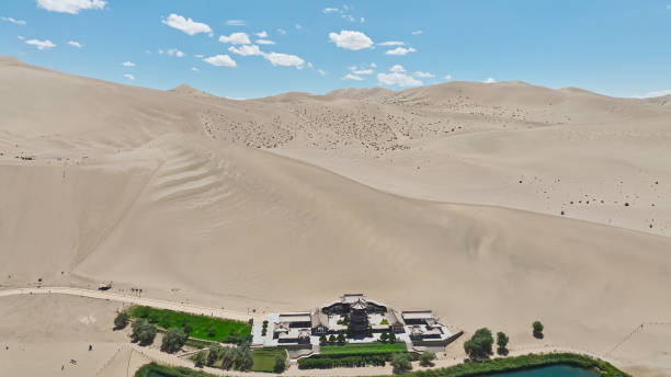 istock Mingsha Mountain Crescent Spring,Dunhuang,Gansu,China,Asia. 2190000906