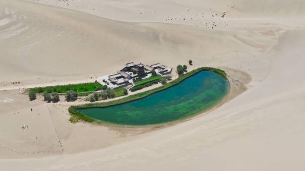 istock Mingsha Mountain Crescent Spring,Dunhuang,Gansu,China,Asia. 2190000917