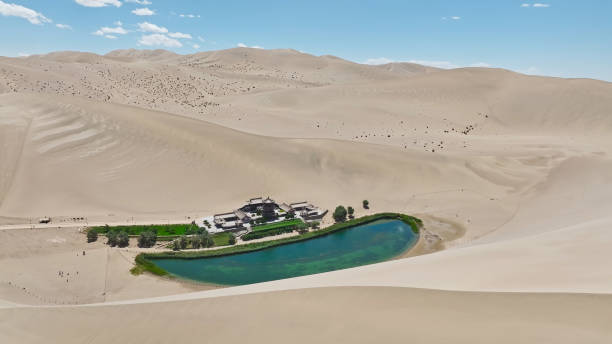 istock Mingsha Mountain Crescent Spring,Dunhuang,Gansu,China,Asia. 2190000921
