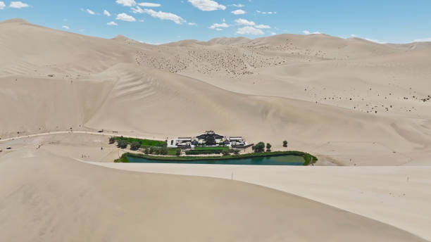 istock Mingsha Mountain Crescent Spring,Dunhuang,Gansu,China,Asia. 2190000926
