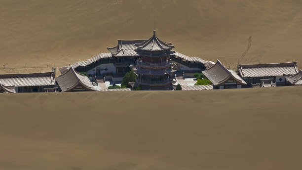 istock Mingsha Mountain Crescent Spring,Dunhuang,Gansu,China,Asia. 2190000931