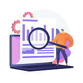 company-annual-report-analyzing-vector-c