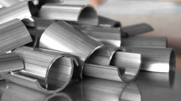 istock bending of sheet metal on a hydraulic bending. 2190008868