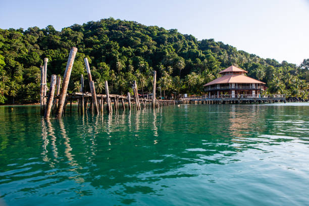 istock Pier at tropical island 2190020599