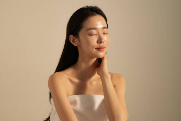 istock Beautiful young woman sweating at the spa 2190025748
