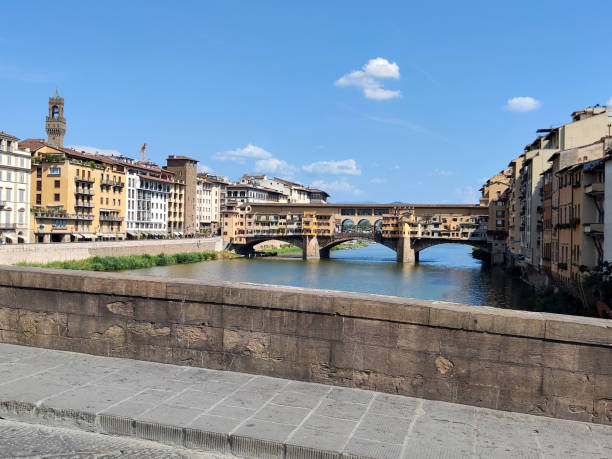 Arno river and Ponte Vecchio in Florence, Tuscany