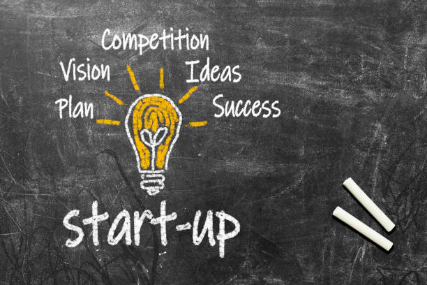 istock Start-up - New Business concept written on blackboard. 2190041333