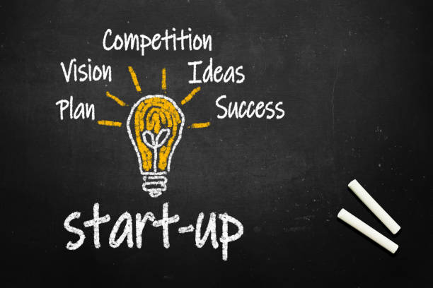 istock Start-up - New Business concept written on blackboard. 2190041377