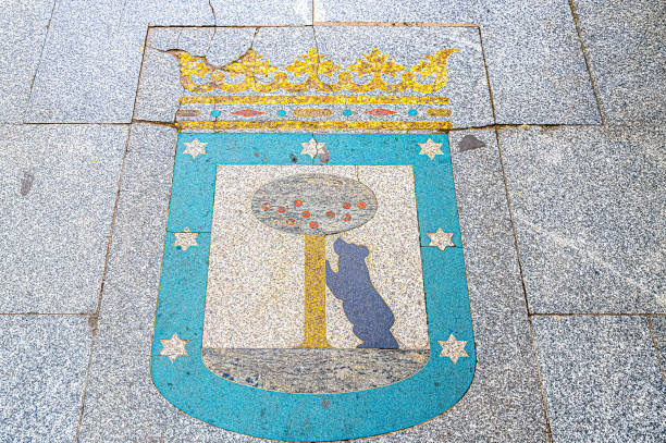 Europe, Poland, Warsaw. Building ornament 2 horses.
