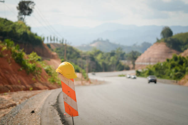 istock The engineer's safety helmet is removed and placed during the brake. 2190050294