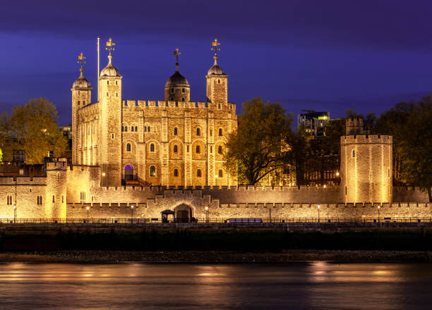 istock Tower of London at night illumination, UK 2190059784