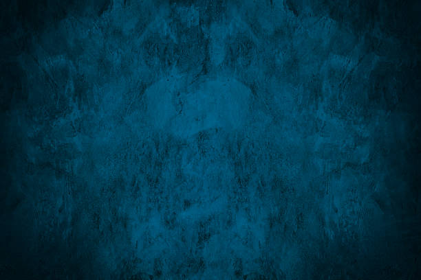 istock Beautiful Abstract Grunge Decorative Navy Blue Dark Stucco Wall Background. Art Rough Stylized Texture Banner With Space For Text 2190066428
