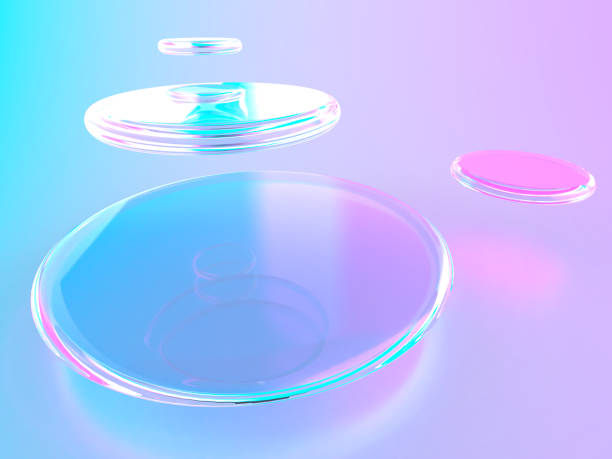istock 3D illustration of a transparent liquid illuminated by fantastic light 2190069294