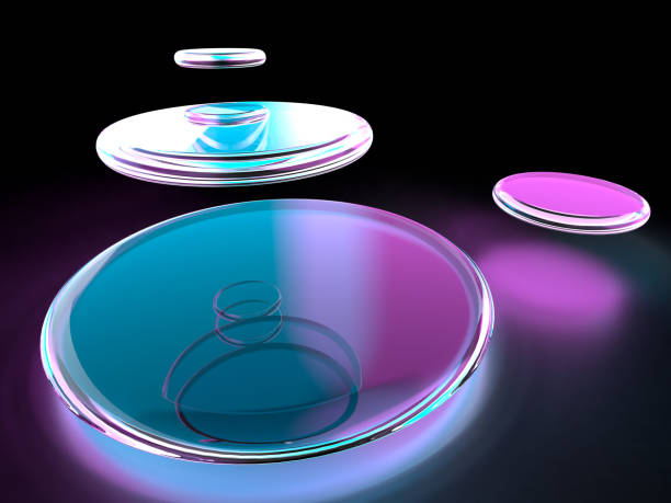 istock 3D illustration of a transparent liquid illuminated by fantastic light 2190069304