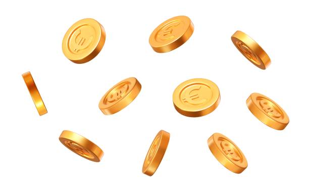 strefa euro1 - symbol euro stock illustrations