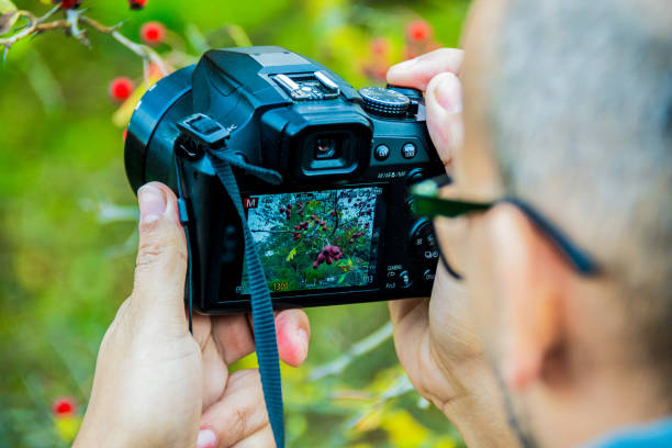 istock A man is hiking in the mountain, photographing nature 2190077789