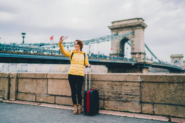 istock Tourist woman in Budapest 2190078164