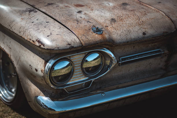 istock Classic American car turned into rat on a vintage car show. 2190080241