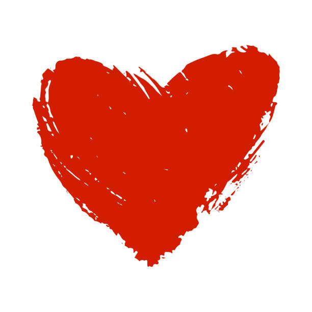 istock Simple hand drawn heart drawing illustration Scribble heart doodle Love clipart 2190089111