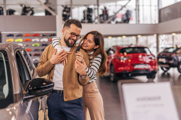 istock Shared excitement in the showroom. 2190089545