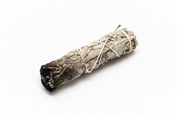 istock Sage smudge stick on a white background 2190092185