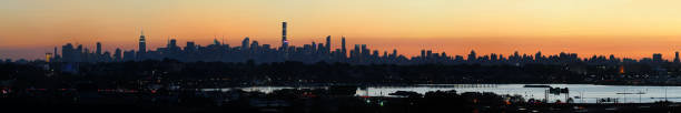 istock New York city skyline panorama under dusk sunlight 2190099520