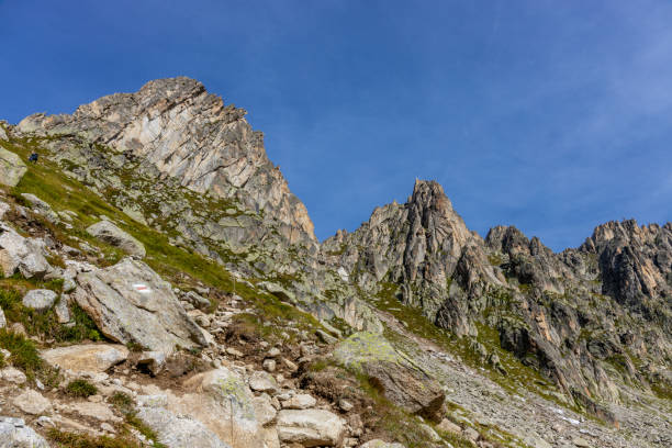 istock Alps scenic landscape on Tour du Montblanc 2190102248
