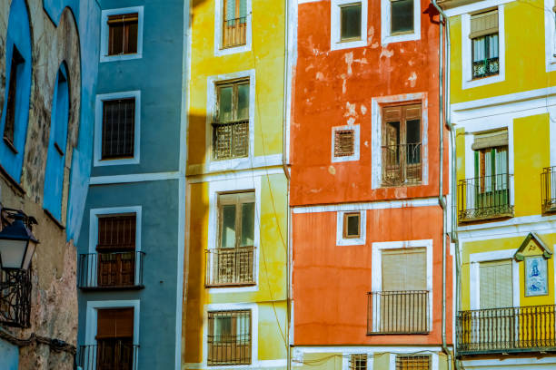 Buildings and constructions of the ancient city of Cuenca, Spain.
