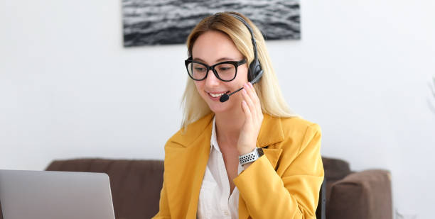 istock Customer Service Woman Working in Office 2190112893