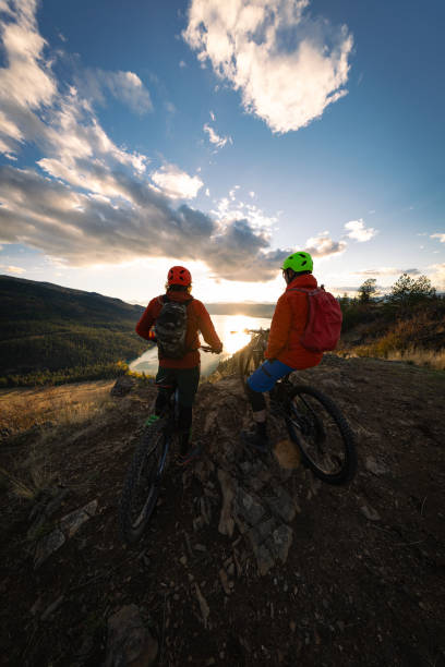istock Mountain biking in Kalamalka Lake Provincial Park 2190116193