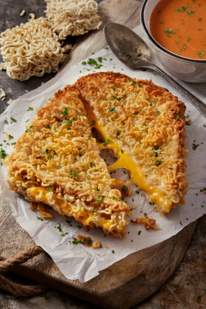 istock The Viral Ramen Noodle Crusted Grilled Cheese Sandwich 2190116214