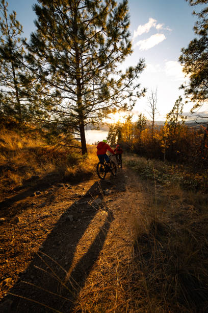 istock Mountain biking in Kalamalka Lake Provincial Park 2190116232