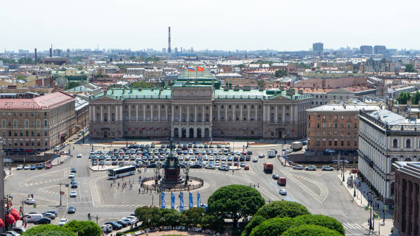 istock View of Legislative Assembly Building, St. Isaac's Square and other buildings from observation deck of St. Isaac's Cathedral, St. Petersburg, Russia 2190117995