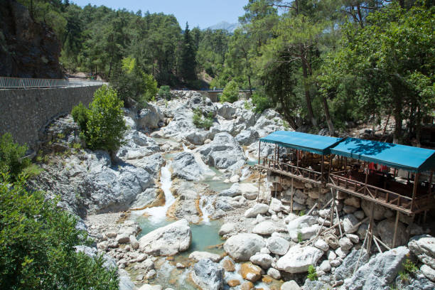 istock Kesme Bogazi Park Mountain River And Cafe 2190119213
