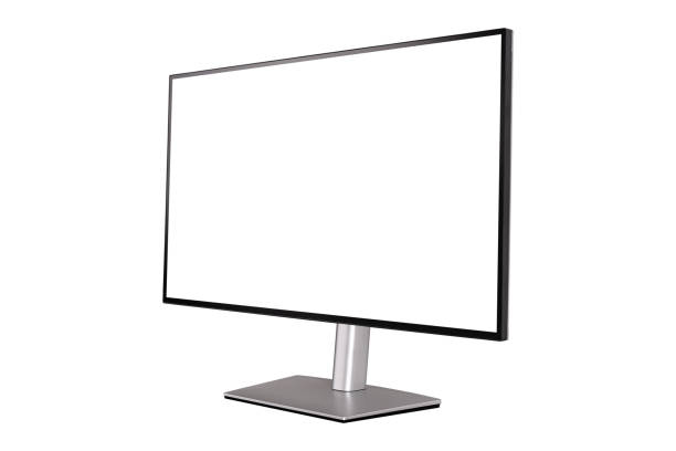 istock Smart monitor with blank screen isolated on white background. 2190142213