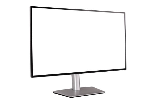 istock Smart monitor with blank screen isolated on white background. 2190142237
