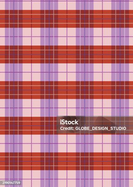 Analogstyle Twill Tartan Check Pattern Checkered Pattern Illustration ...