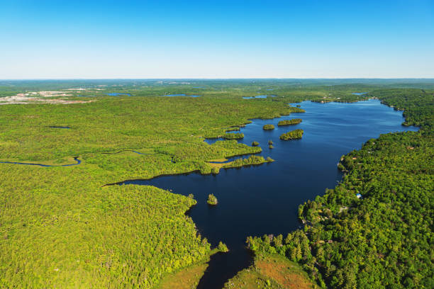 istock Aerial View of Lake 2190149787