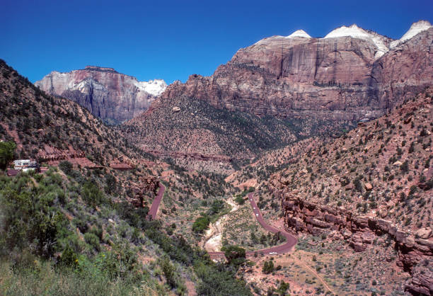 istock Zion NP - Entrance Road Switchbacks - 1978 2190152225