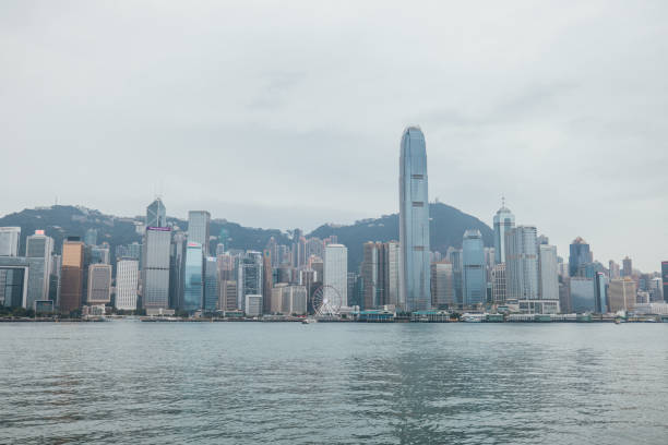istock Iconic Hong Kong Skyline with Modern Skyscrapers 2190153274