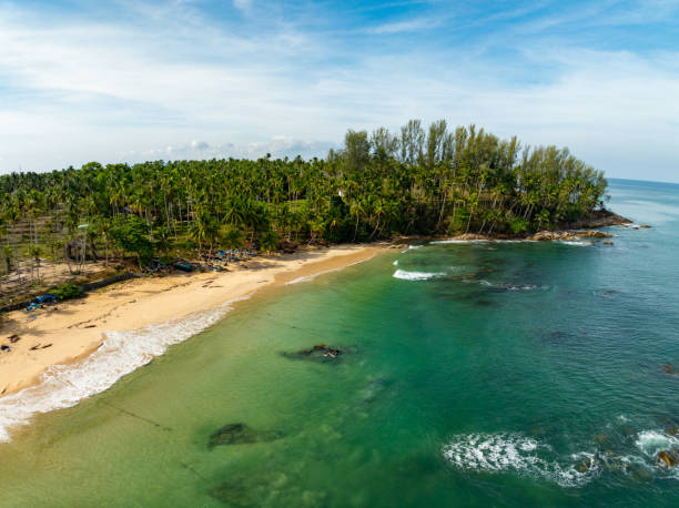 istock High angle view seashore in summer season 2190154933
