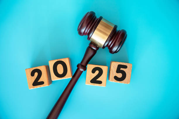 istock New year 2025 block and gavel 2190168634
