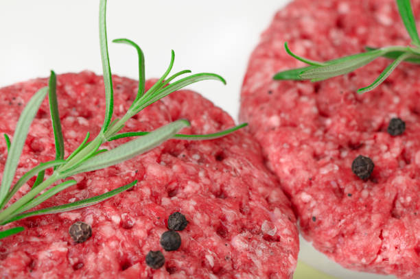 Steak tartare ingredients.