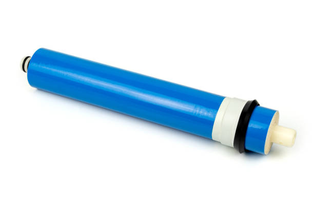 istock Membrane osmosis filter used for RO water purifiers for drinking water. Object on white background. 2190185852