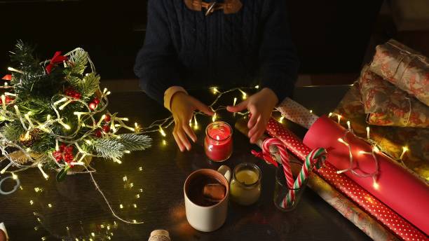 istock Festive holiday decoration preparation 2190196092