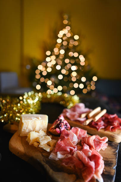 istock Christmas antipasto, charcuterie board. 2190197967