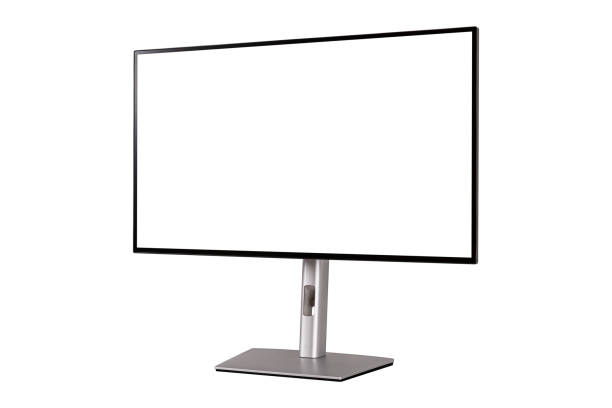 istock Smart monitor with blank screen isolated on white background. 2190200163