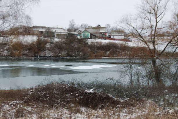 View from my yard to nature in Ukrainian village
